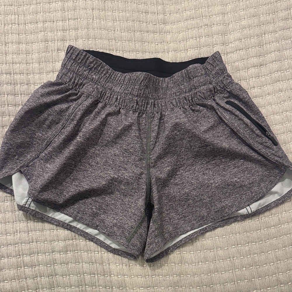 Lululemon Women's Heather Gray Athletic Shorts